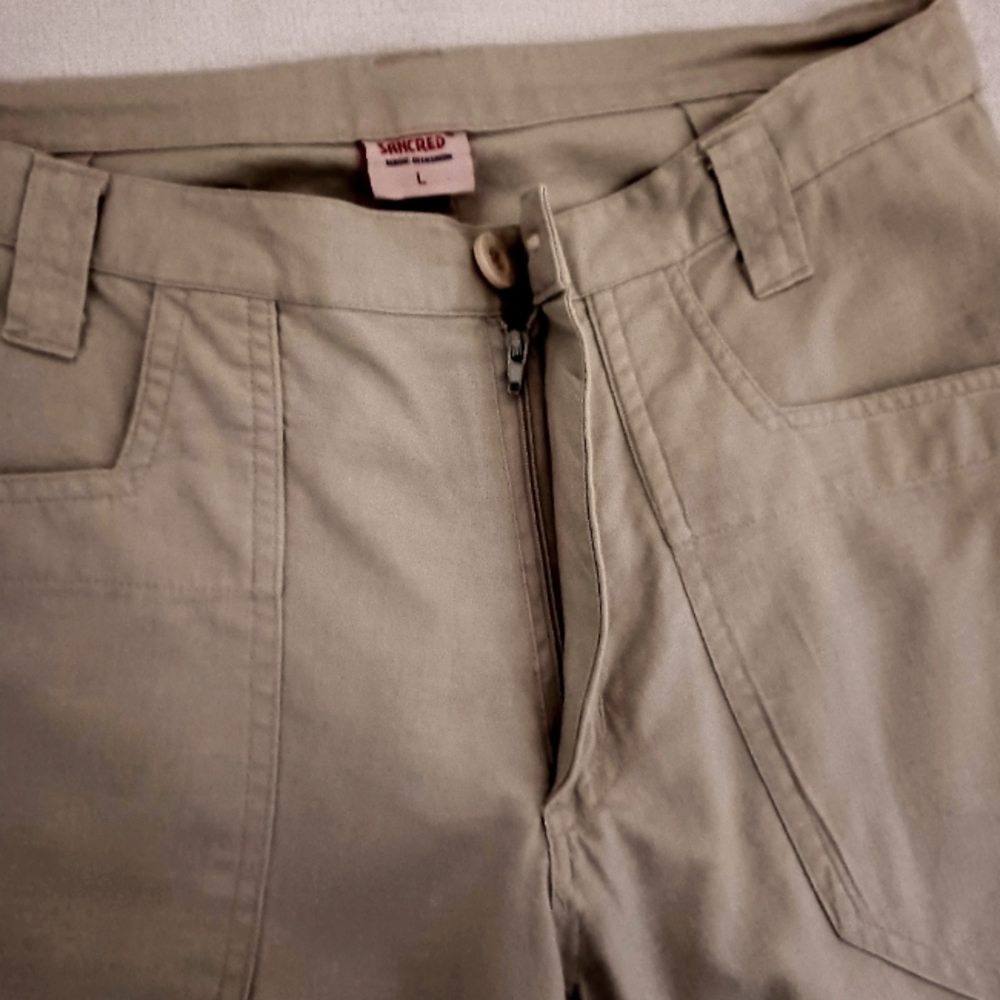 Linen Cotton Capris, size S - Picture 3 of 10
